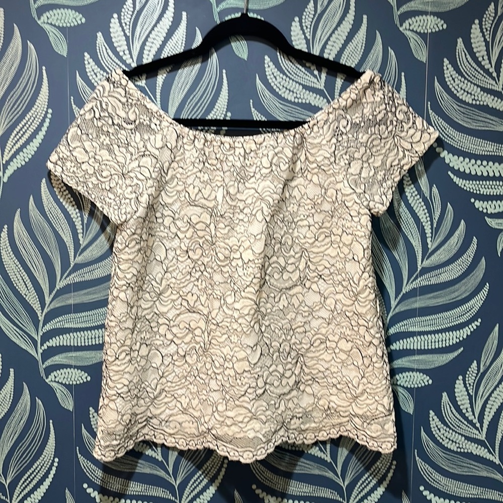 WAYF off the shoulder top